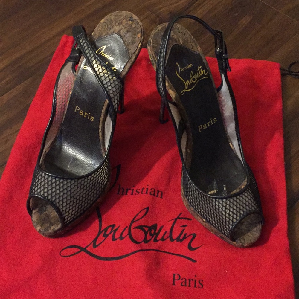 Christian Louboutin Mesh Heels